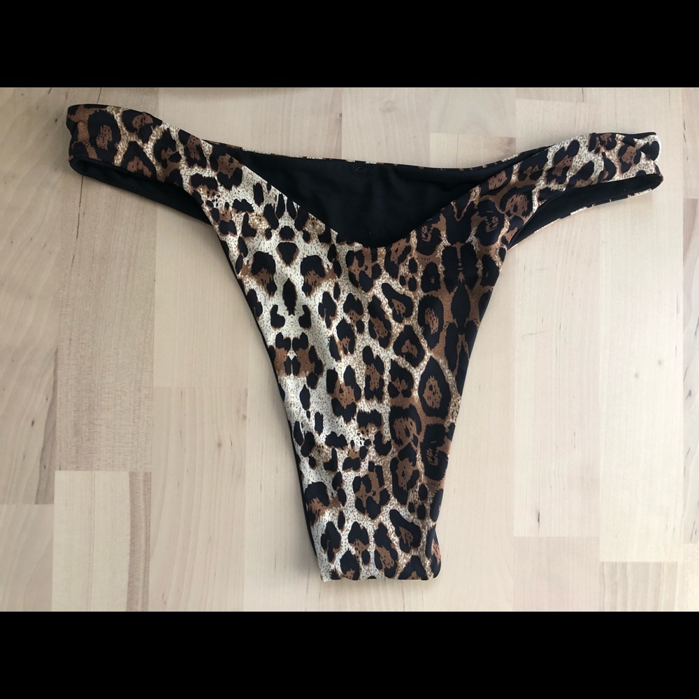 437 Swim Kenzie Bottoms Leopard Medium